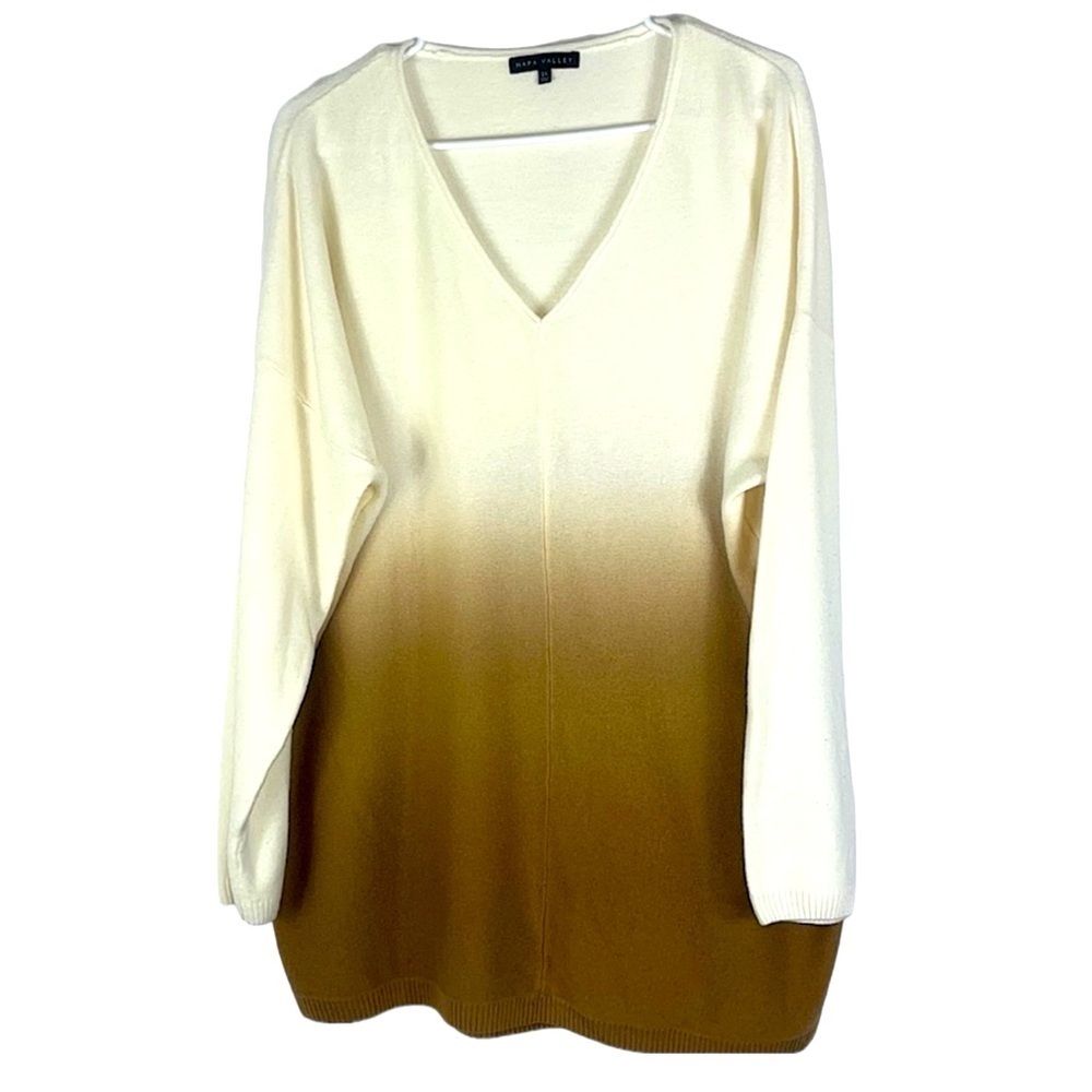 Napa Valley popover long sleeve top Sz 2X
